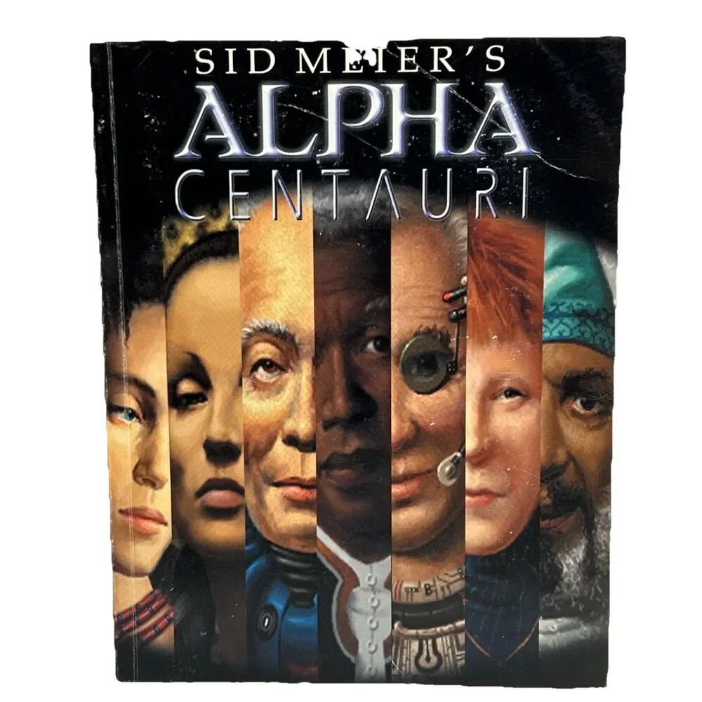 Sid Meier's Alpha Centauri (PC, 1998) CDRom Video Game Guide - MANUAL ONLY